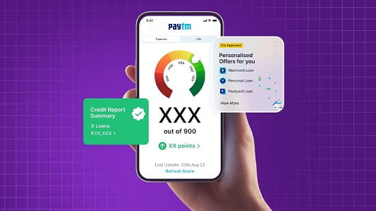 CIBIL Score in Paytm
